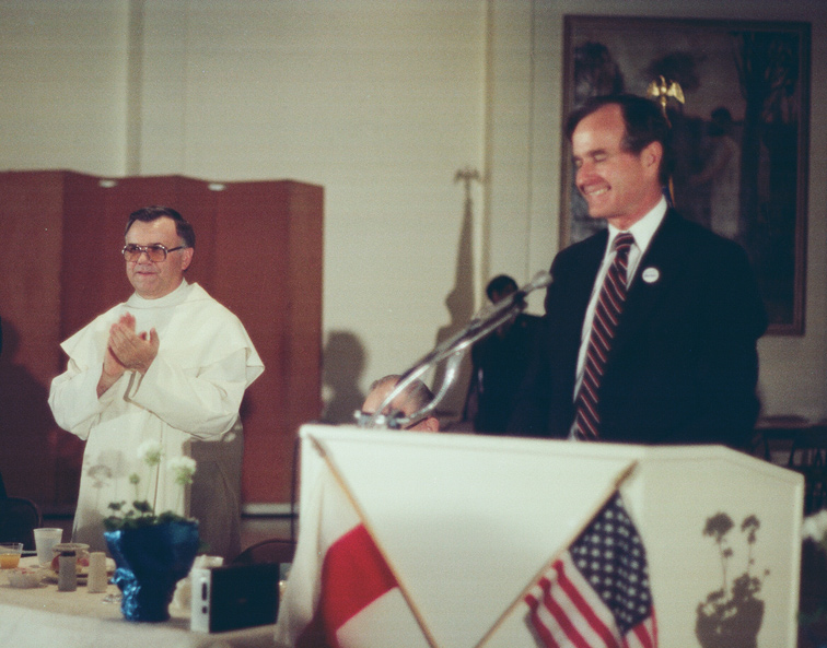 President George H. W. Bush at American Czestochowa